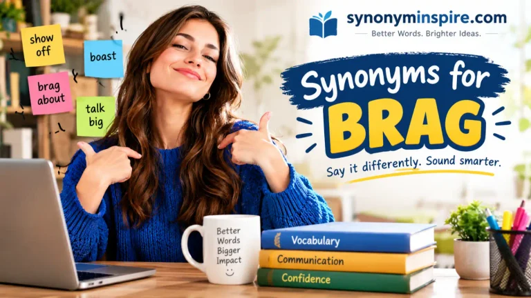 synonyms for brag