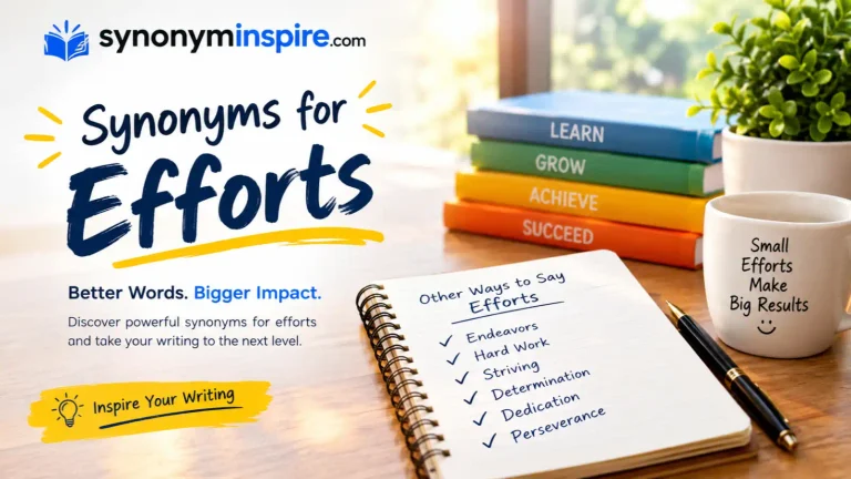 synonyms for efforts