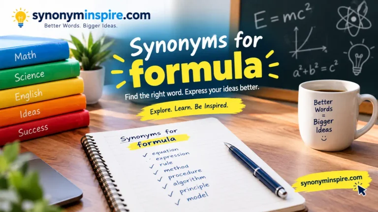 synonyms for formula
