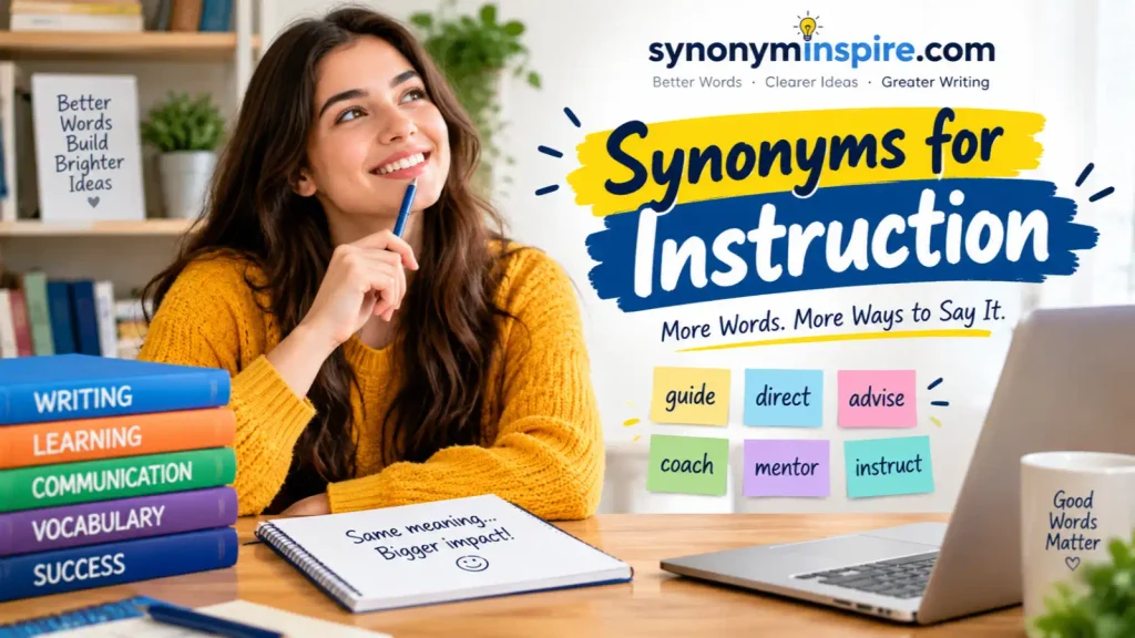 synonyms for instruction