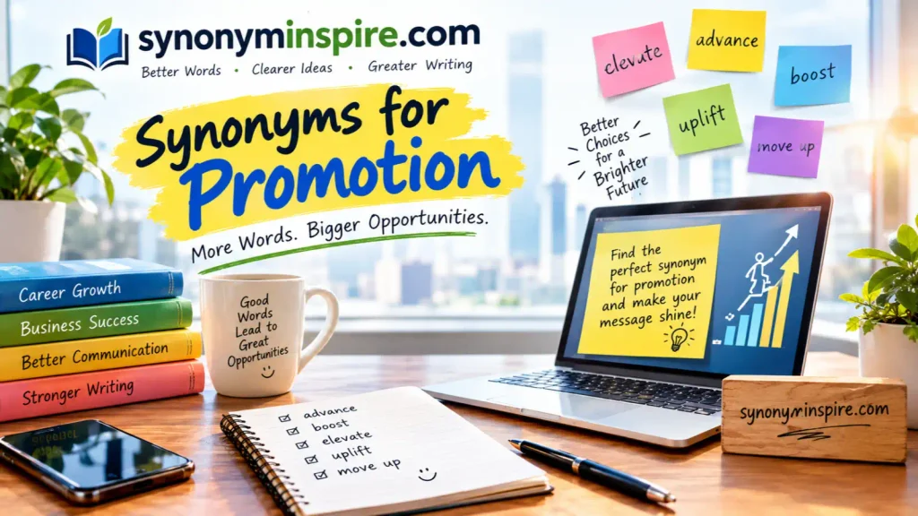 synonyms for promotion