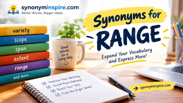 synonyms for range