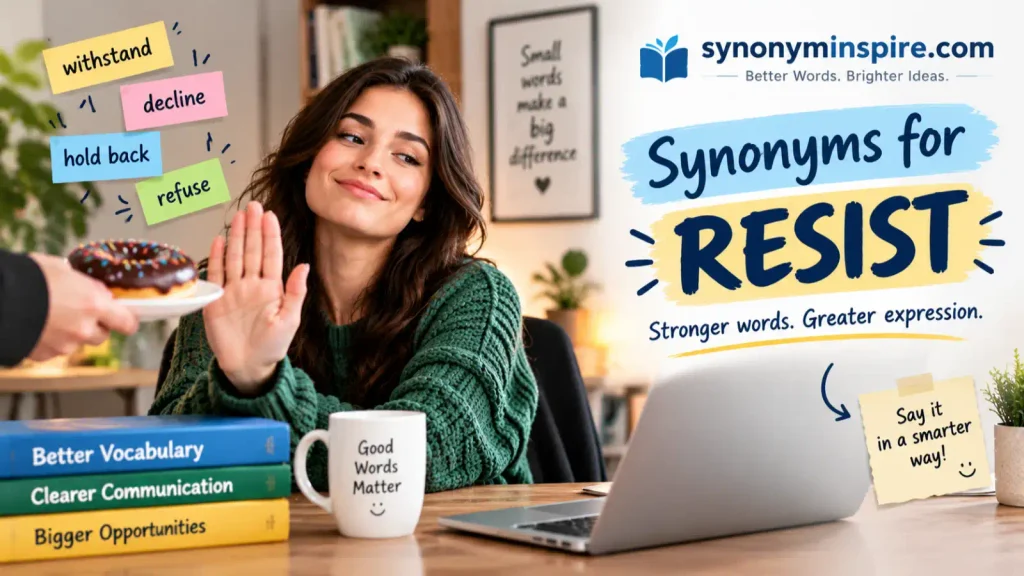 synonyms for resist