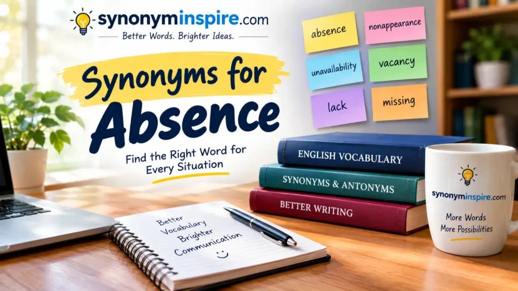 synonyms for absence