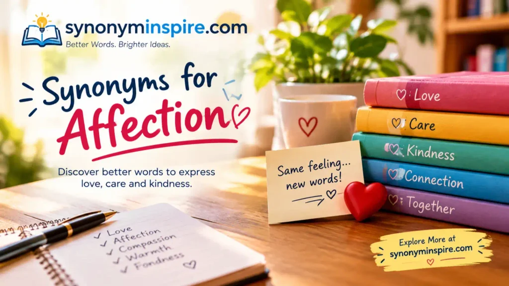 synonyms for affection