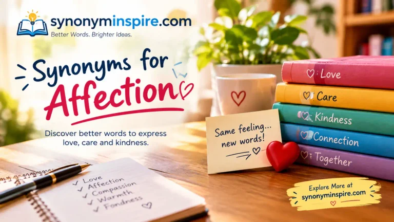 synonyms for affection