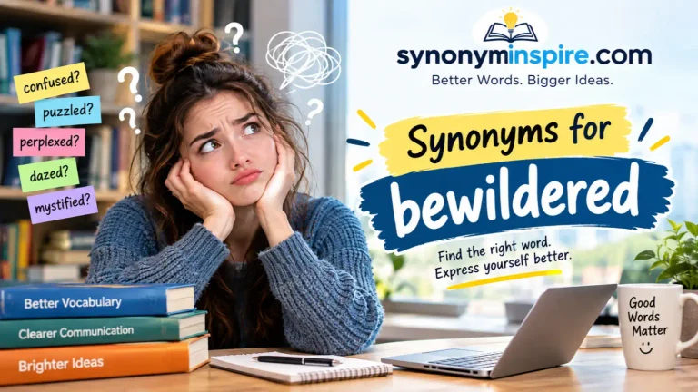 synonyms for bewildered