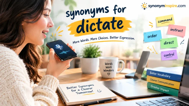 synonyms for dictate