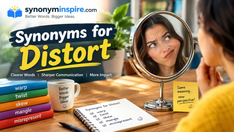 synonyms for distort