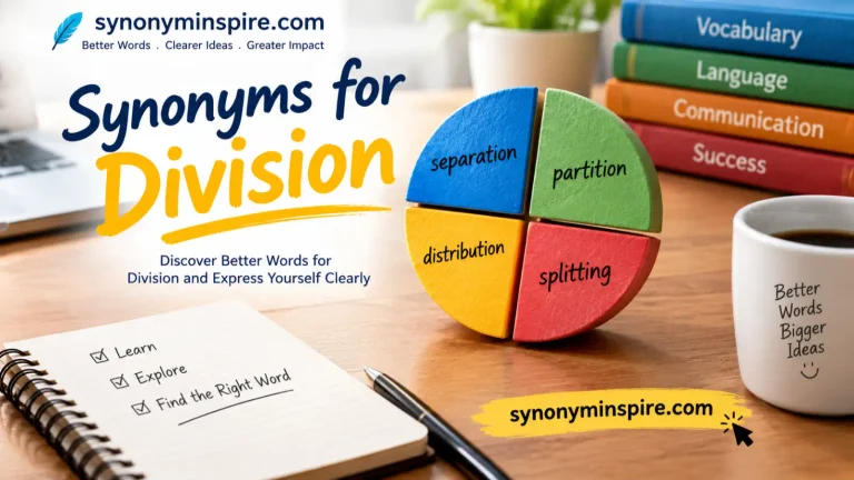 synonyms for division