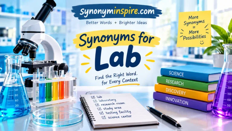 synonyms for lab
